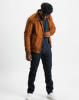 Non Water-Repellent Blouson Nubuck Jacket | Heracles