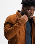 Non Water-Repellent Blouson Nubuck Jacket | Heracles