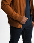 Non Water-Repellent Blouson Nubuck Jacket | Heracles