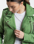 Warehouse Biker Nubuck Jacket | Aphrodite