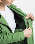 Warehouse Biker Nubuck Jacket | Aphrodite
