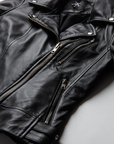 Non Water-Repellent Biker Leather Jacket | Aphrodite