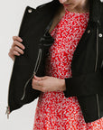 On Hand Biker Nubuck Jacket | Aphrodite