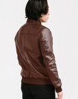 Bomber Leather Jacket | Odysseus