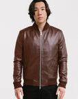 Bomber Leather Jacket | Odysseus
