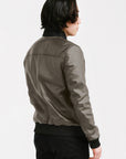 Bomber Leather Jacket | Odysseus