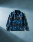 Warehouse Chore Two-Tone Leather Jacket | Poseidon