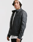 On Hand Racer Leather Jacket | Achilles