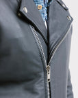 On Hand Non Water-Repellent Biker Leather Jacket | Ares