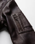 Non Water-Repellent Aviator Leather Jacket | Icarus
