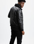 Non Water-Repellent Aviator Leather Jacket | Icarus