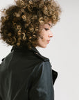 Non Water-Repellent Biker Leather Jacket | Aphrodite