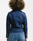 Non Water-Repellent Biker Nubuck Jacket | Aphrodite