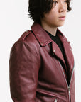 On Hand Non Water-Repellent Biker Leather Jacket | Ares