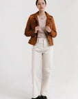 On Hand Biker Nubuck Jacket | Aphrodite