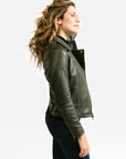 Biker Leather Jacket | Aphrodite
