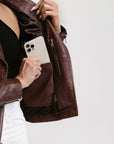 Biker Leather Jacket | Aphrodite