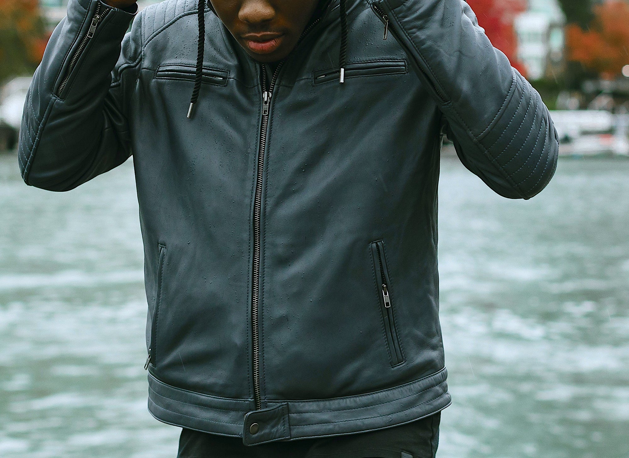 On Hand - Men's - Water-Repellent - Leather & Nubuck Jackets