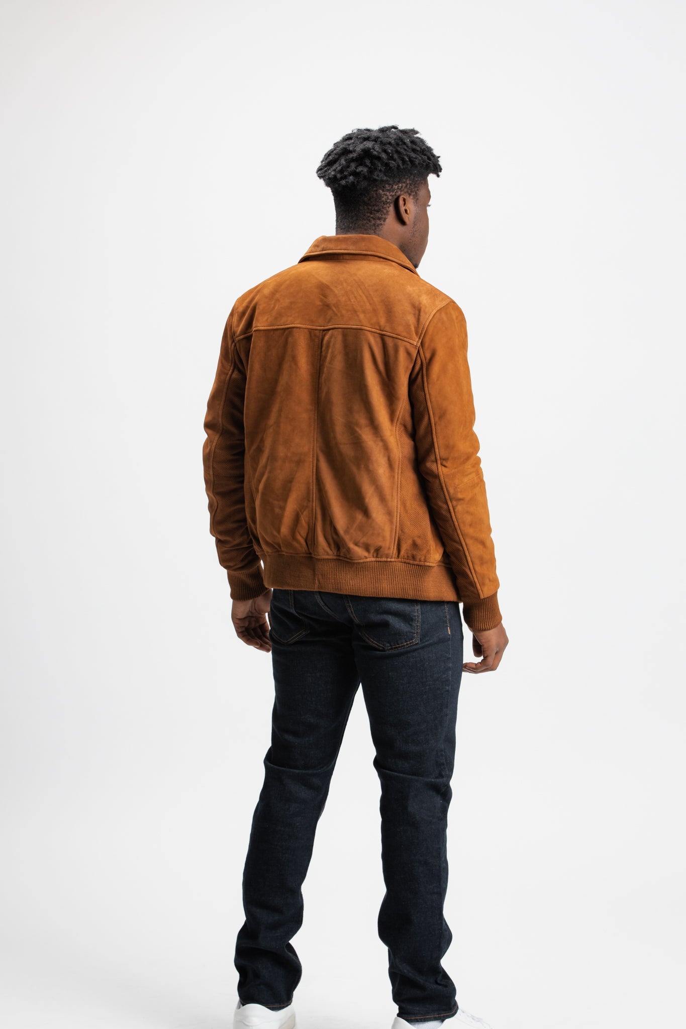 Non Water-Repellent Blouson Nubuck Jacket | Heracles