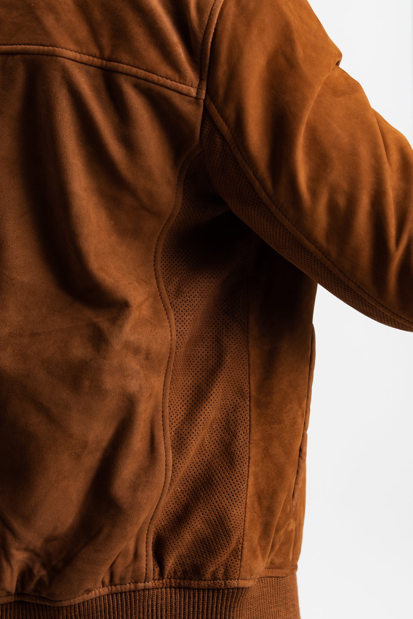 Non Water-Repellent Blouson Nubuck Jacket | Heracles