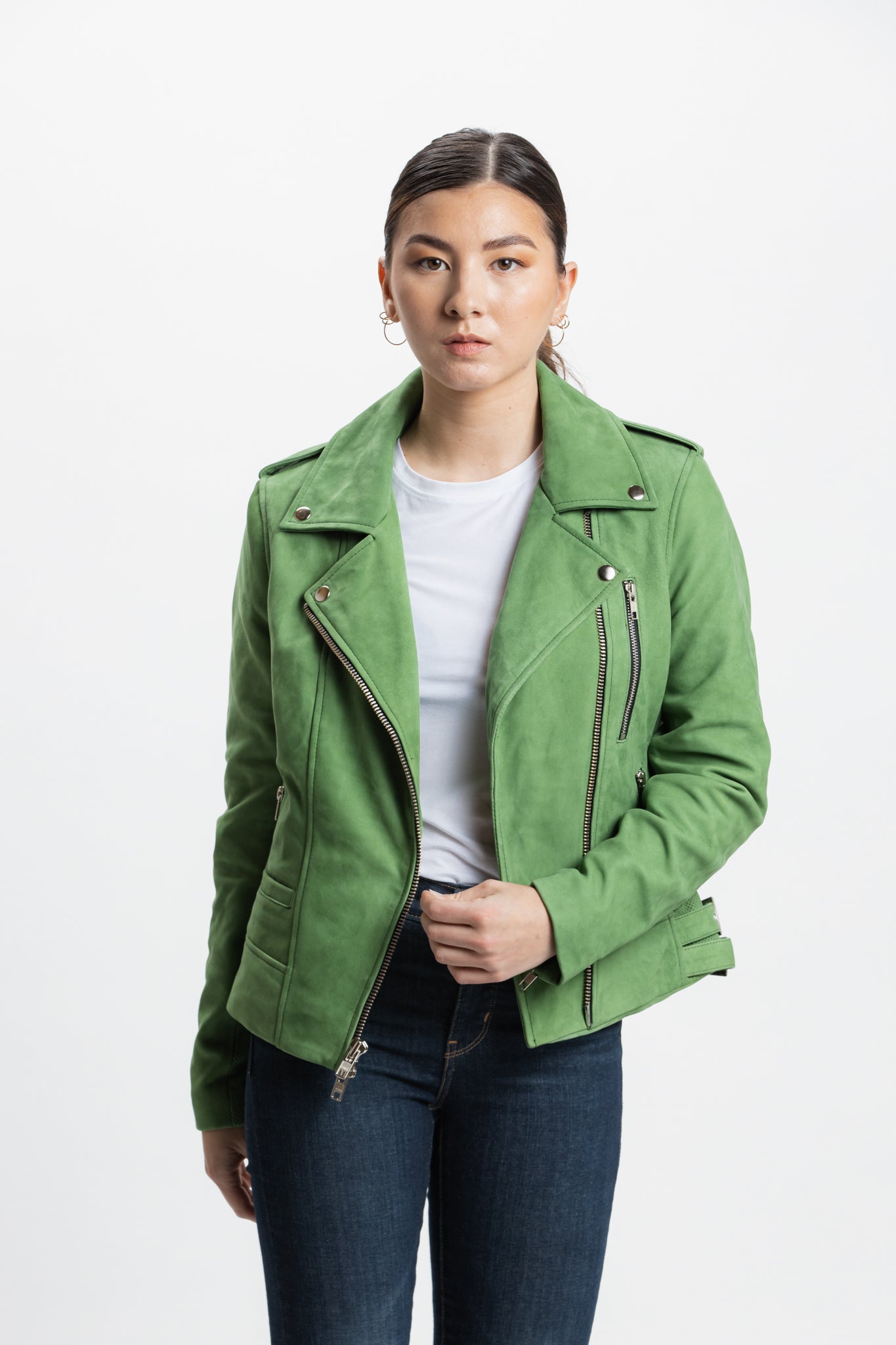 Warehouse Biker Nubuck Jacket | Aphrodite