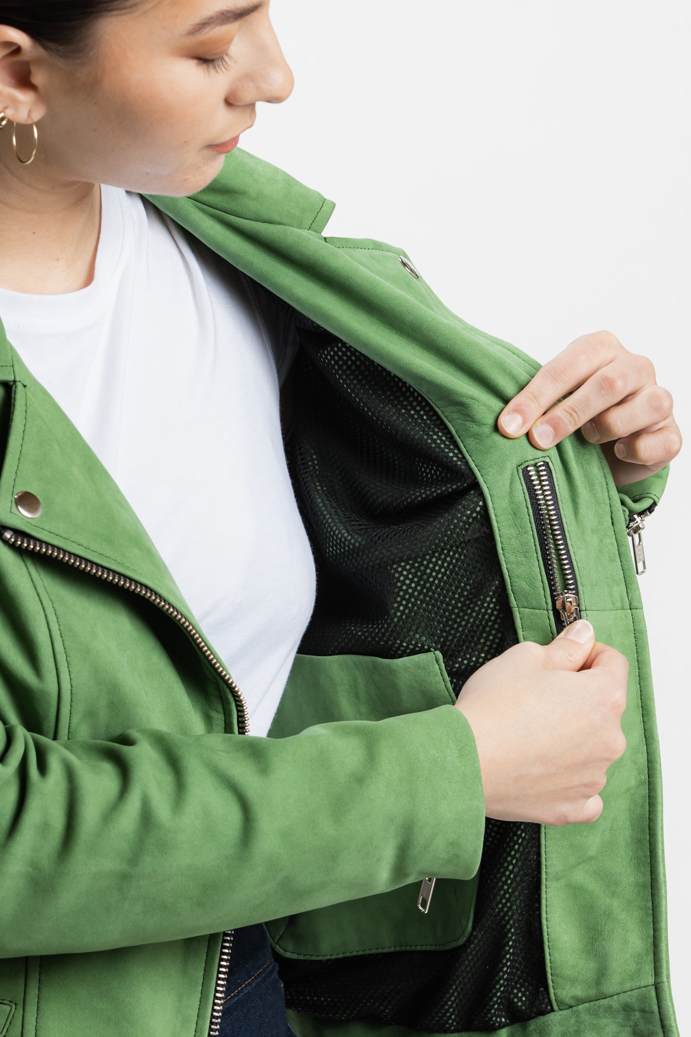 Warehouse Biker Nubuck Jacket | Aphrodite