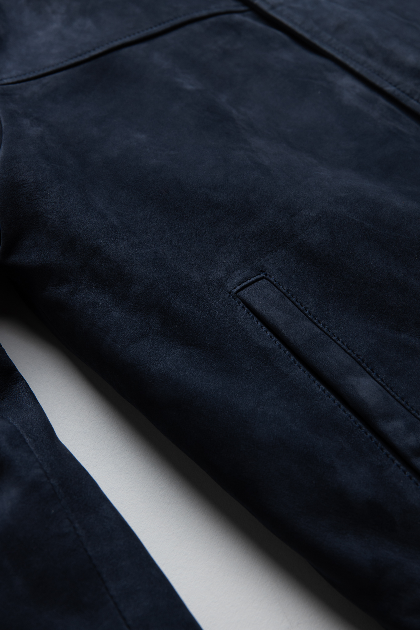 Non Water-Repellent Blouson Nubuck Jacket | Heracles