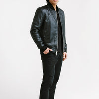 On Hand Bomber Leather Jacket | Odysseus