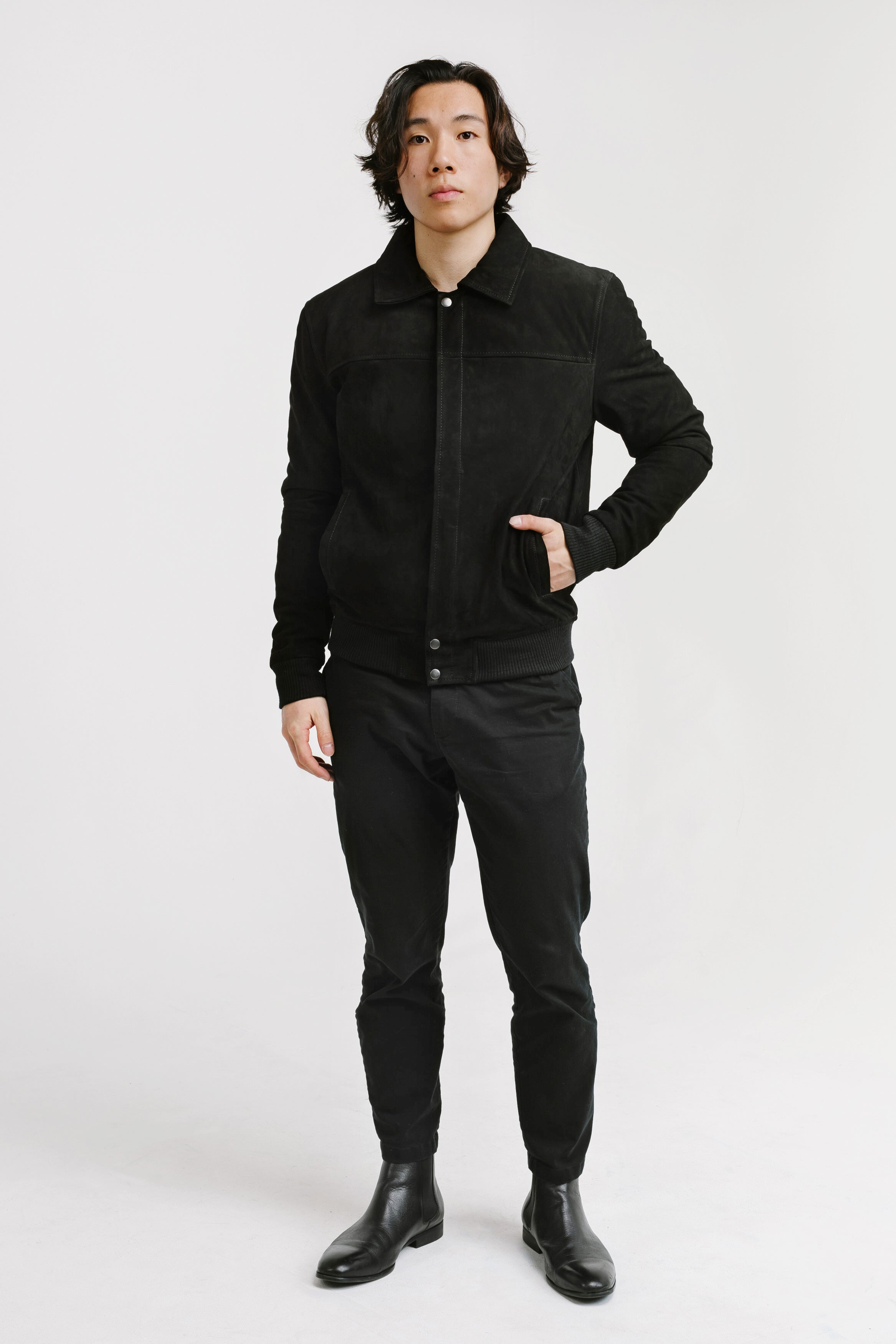 On Hand Blouson Nubuck Jacket | Heracles