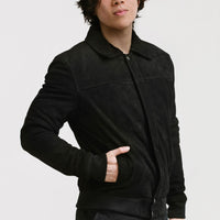 On Hand Blouson Nubuck Jacket | Heracles