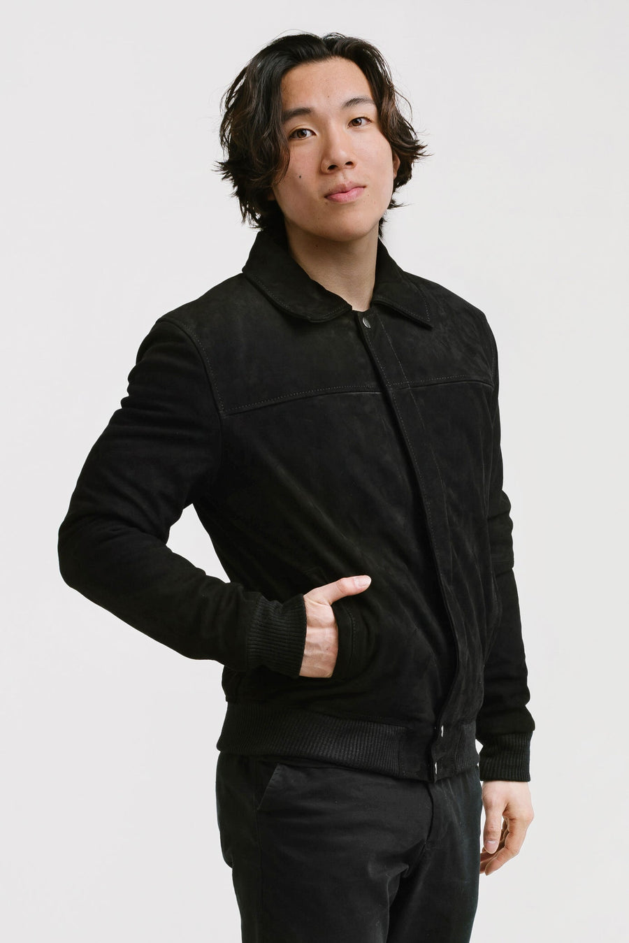 On Hand Blouson Nubuck Jacket | Heracles