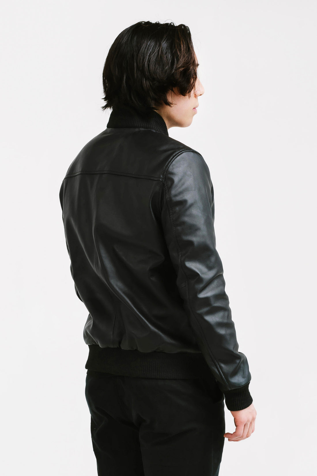 On Hand Bomber Leather Jacket | Odysseus