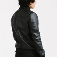 On Hand Bomber Leather Jacket | Odysseus