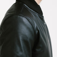 On Hand Bomber Leather Jacket | Odysseus