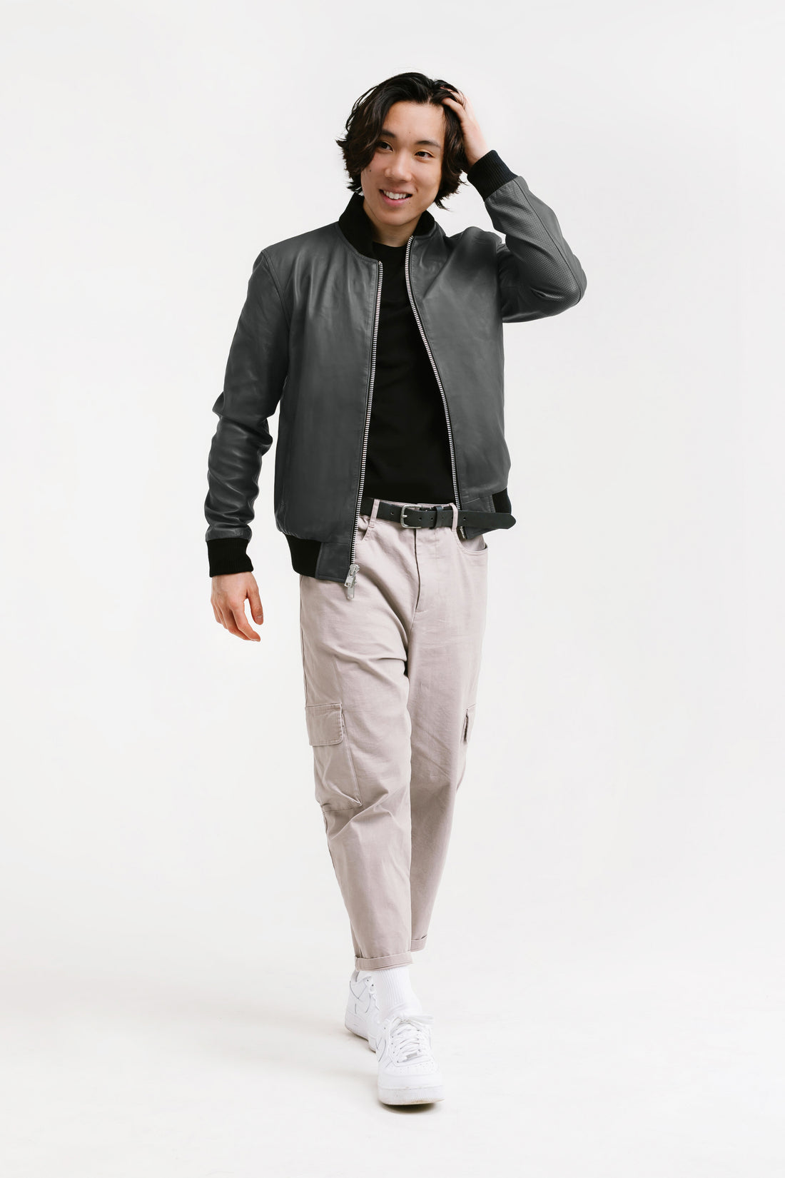 Bomber Leather Jacket | Odysseus