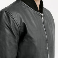 Bomber Leather Jacket | Odysseus