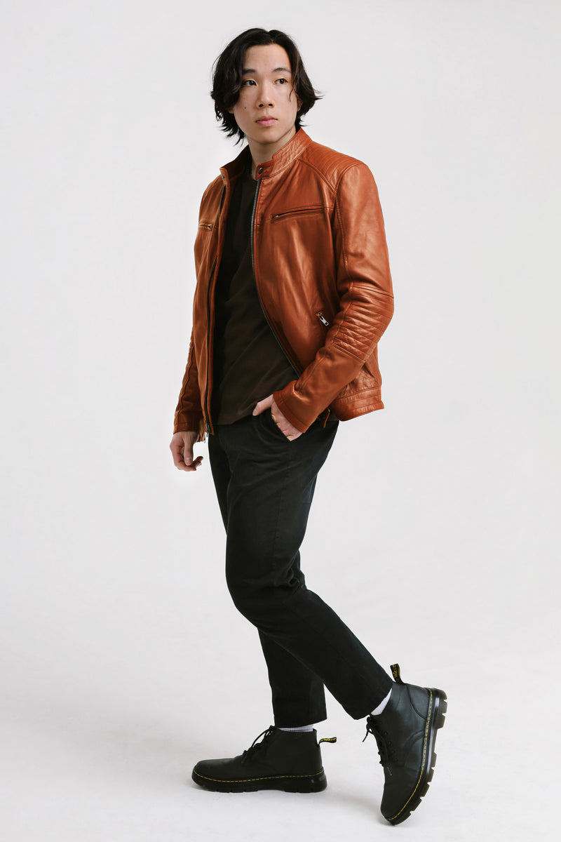 Racer Leather Jacket | Achilles