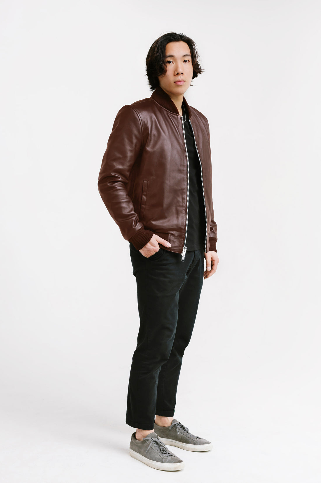 Bomber Leather Jacket | Odysseus