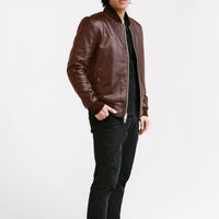 Bomber Leather Jacket | Odysseus