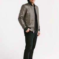 Bomber Leather Jacket | Odysseus