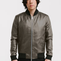 Bomber Leather Jacket | Odysseus