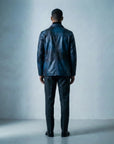 Warehouse Chore Two-Tone Leather Jacket | Poseidon