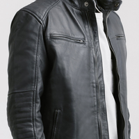 On Hand Racer Leather Jacket | Achilles