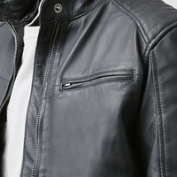 On Hand Racer Leather Jacket | Achilles