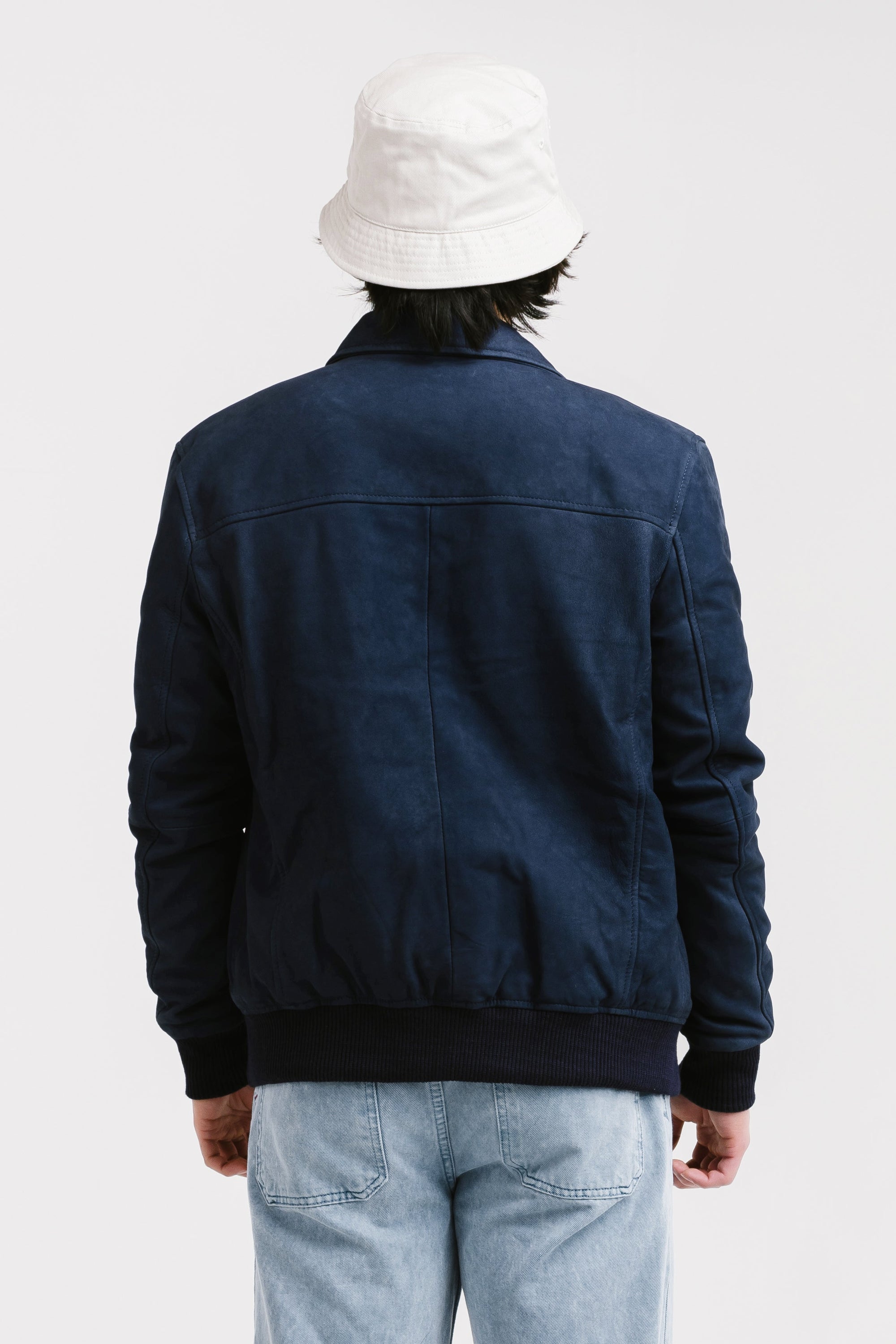 Non Water-Repellent Blouson Nubuck Jacket | Heracles