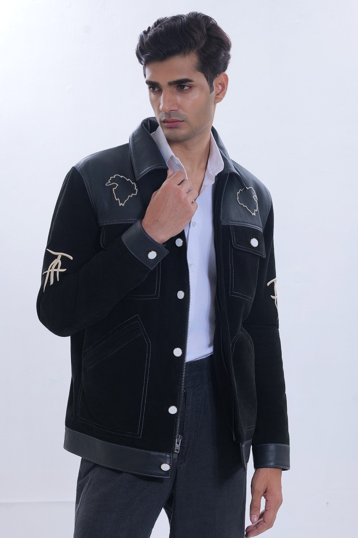 Warehouse Trucker Nubuck Jacket | Ares 2.0