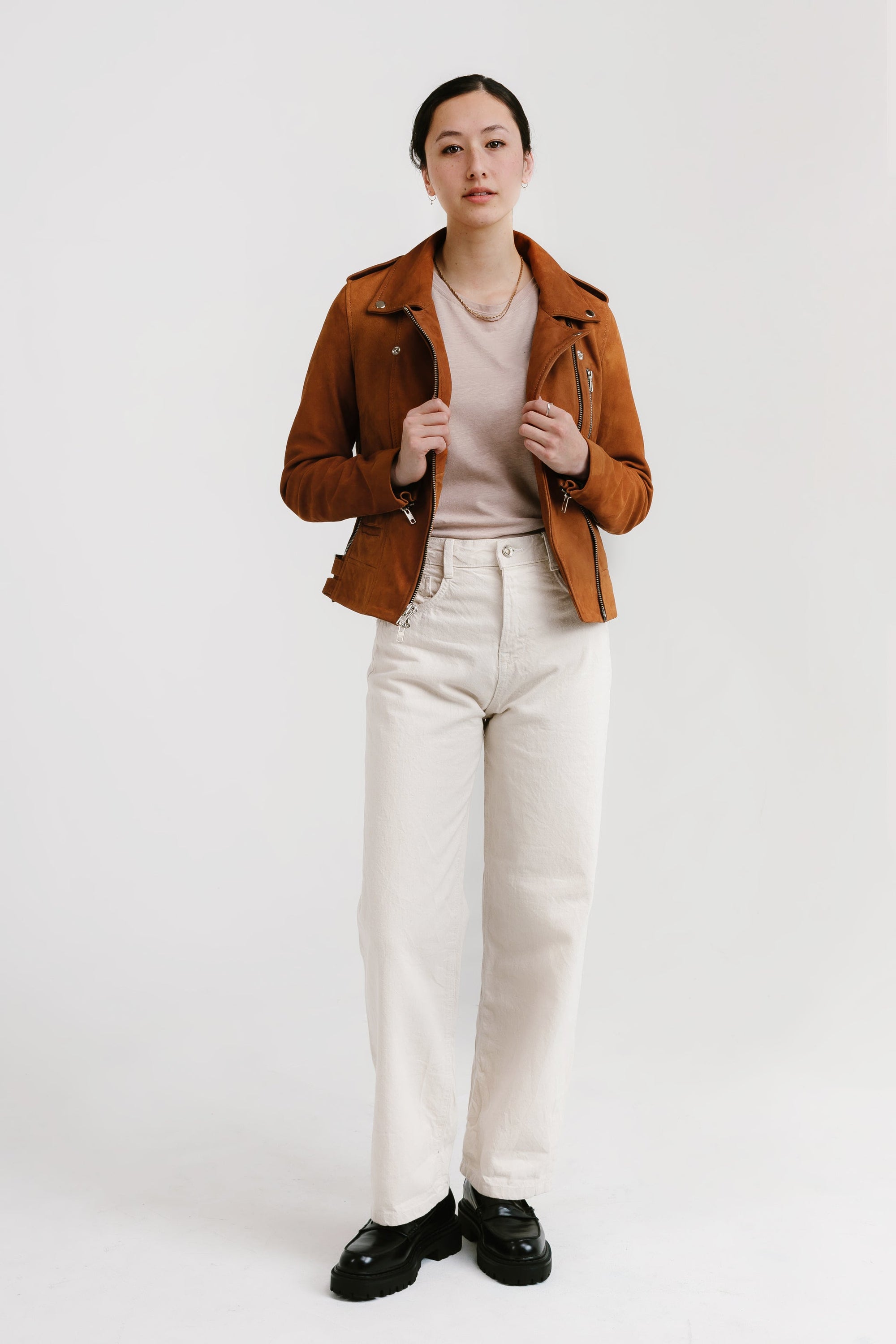 On Hand Biker Nubuck Jacket | Aphrodite