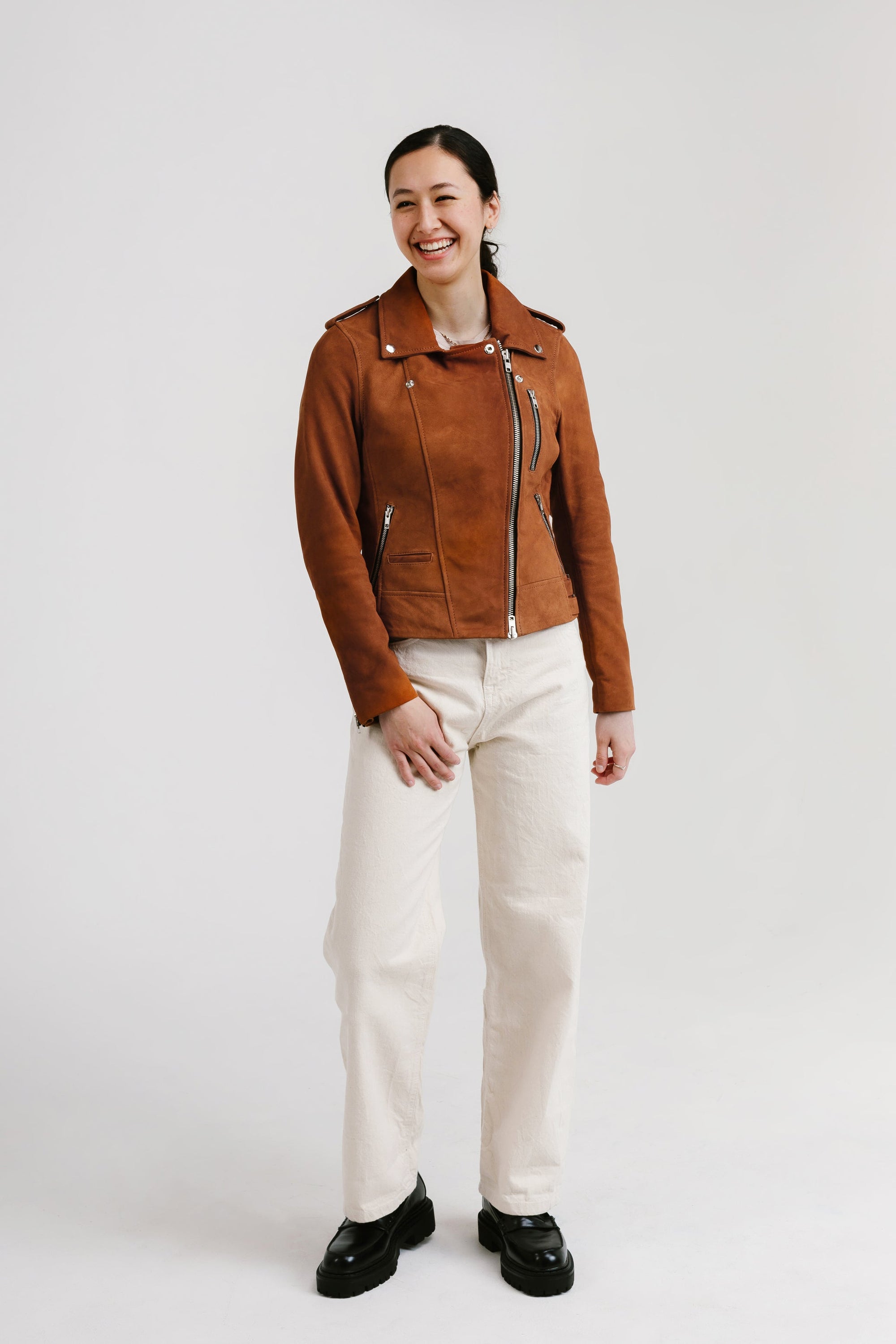 On Hand Biker Nubuck Jacket | Aphrodite