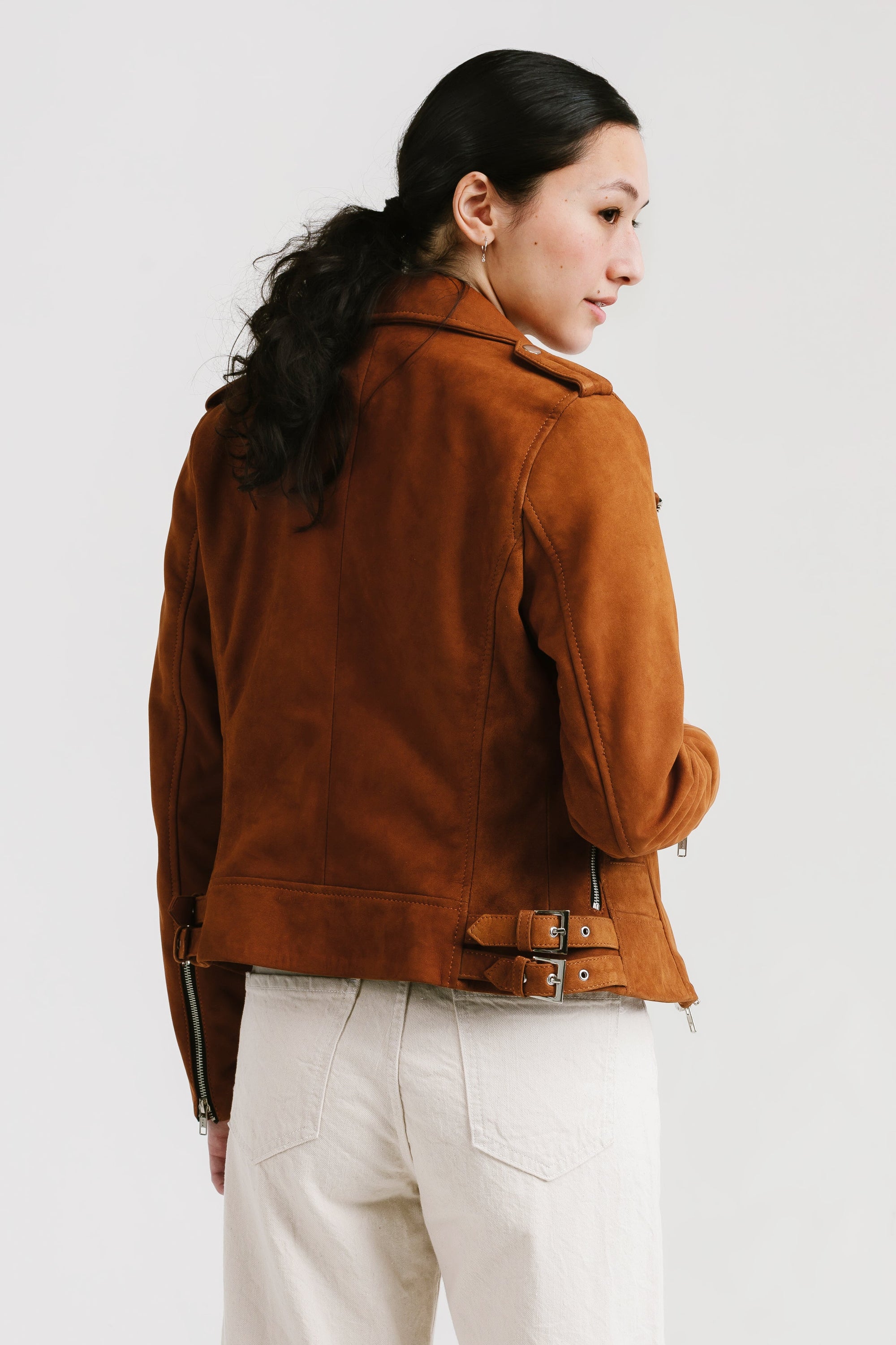 On Hand Biker Nubuck Jacket | Aphrodite