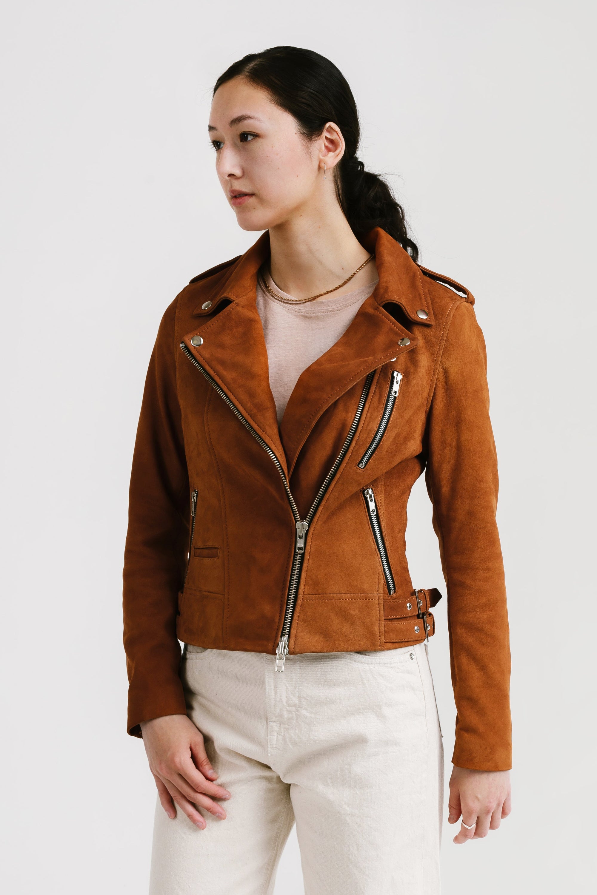 On Hand Biker Nubuck Jacket | Aphrodite